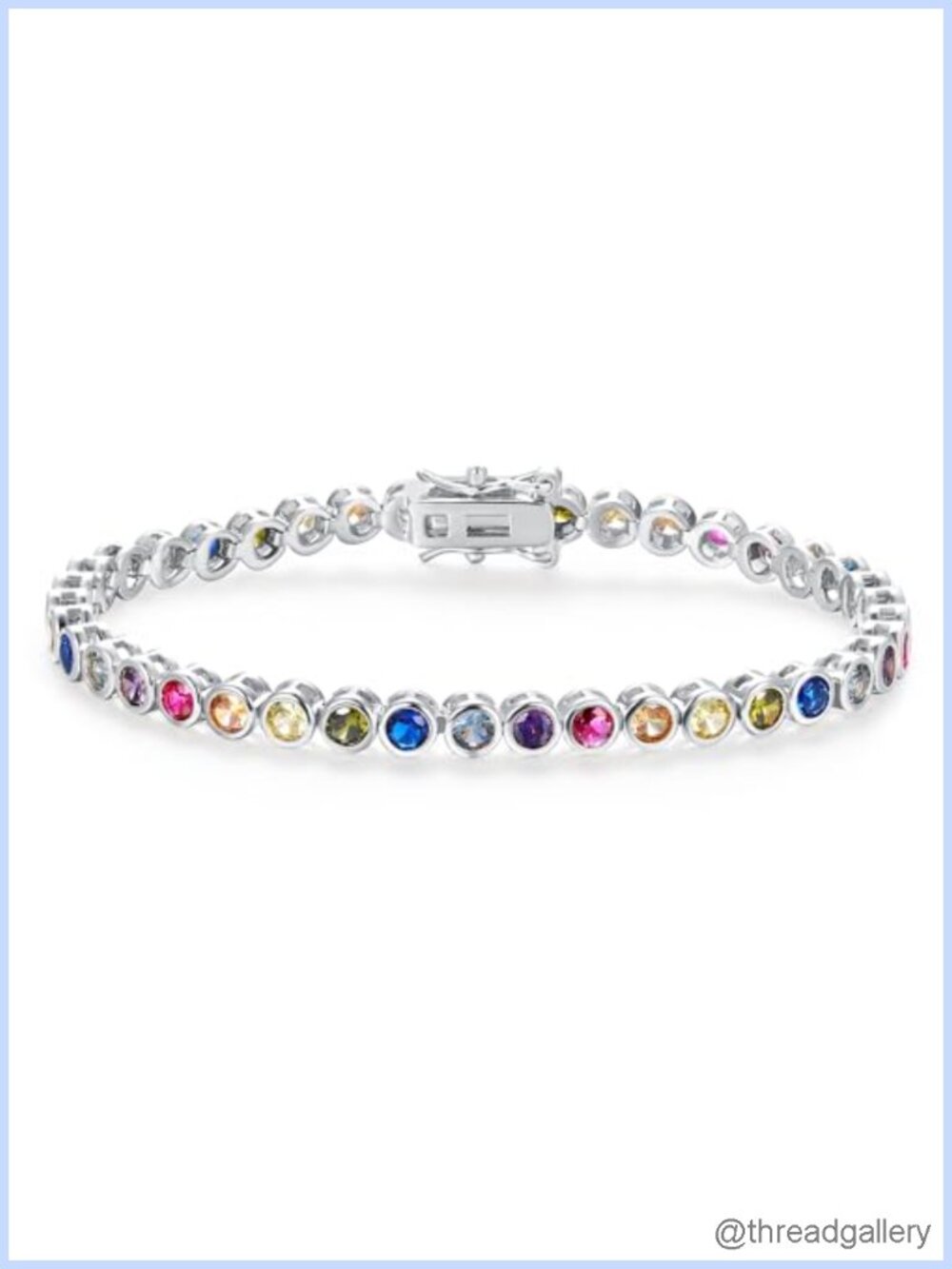 5A+ Cubic Zirconia Tennis Bracelet for Women - 18K White Gold Plated